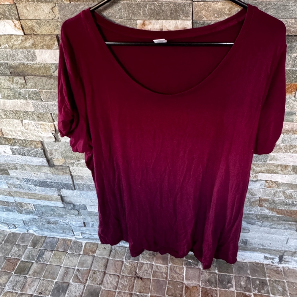 Old navy luxe large Women's Burgundy Top